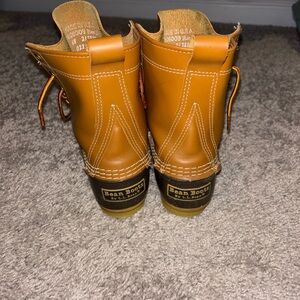 L.L. Bean Women's Brown Leather Winter Boots